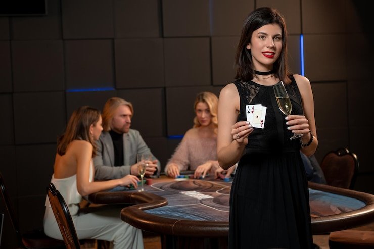 Live Baccarat table interface on wajik777 login showing dealer, cards, and betting options